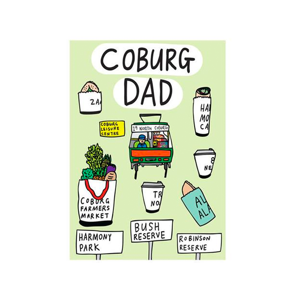 COBURG DAD CARD