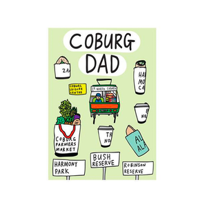 COBURG DAD CARD