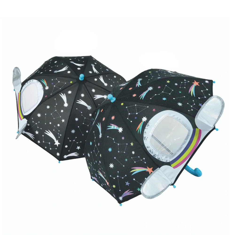 COLOUR CHANGING 3D UMBRELLA - SPACE