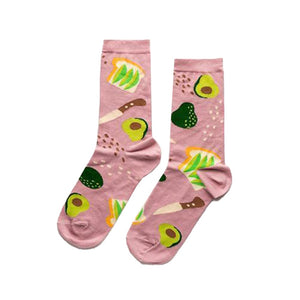 CREW SOCKS - AVOCADO TOAST