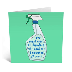 DISINFECT THIS CARD