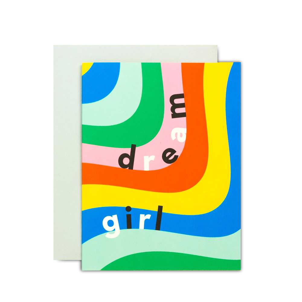 DREAM GIRL GREETING CARD