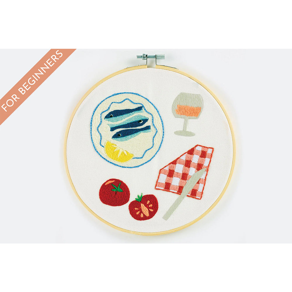 EMBROIDERY KIT - PICNIC