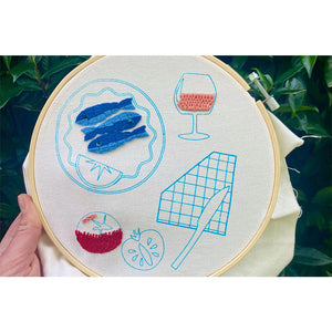 EMBROIDERY KIT - PICNIC