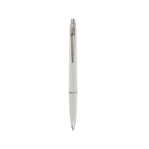 BALLOGRAF EPOCA BALLPOINT PEN - WHITE / SILVER