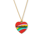 NECKLACE - FEMINIST HEART