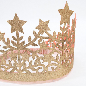 GLITTER FABRIC STAR CROWN