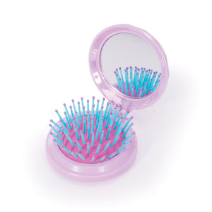 HAIRBRUSH & MIRROR - JEWEL COMPACT