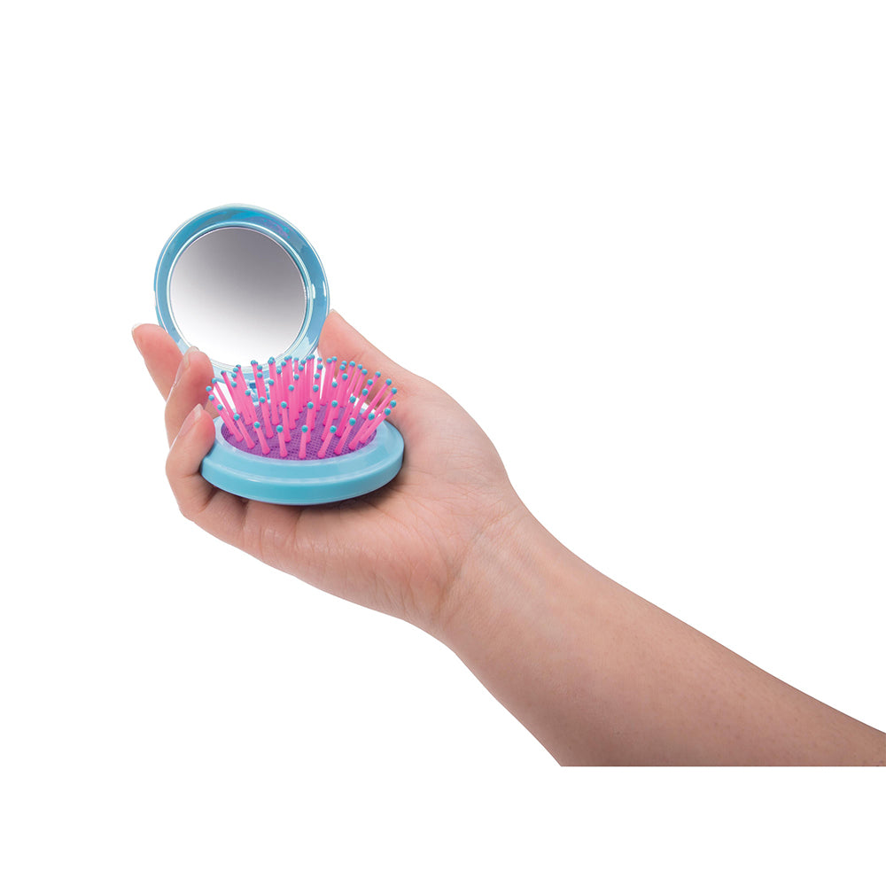 HAIRBRUSH & MIRROR - JEWEL COMPACT