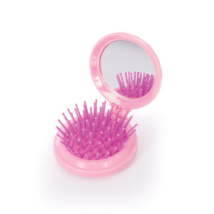 HAIRBRUSH & MIRROR - JEWEL COMPACT