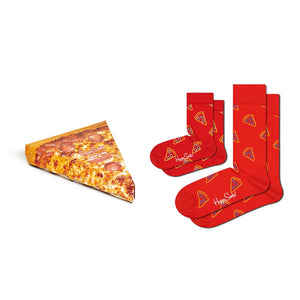 HAPPY SOCKS GIFT SET - PIZZA SOCKS MINI & ME