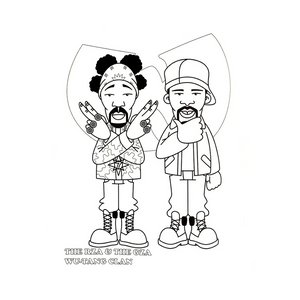 HIP HOP COLOURING BOOK