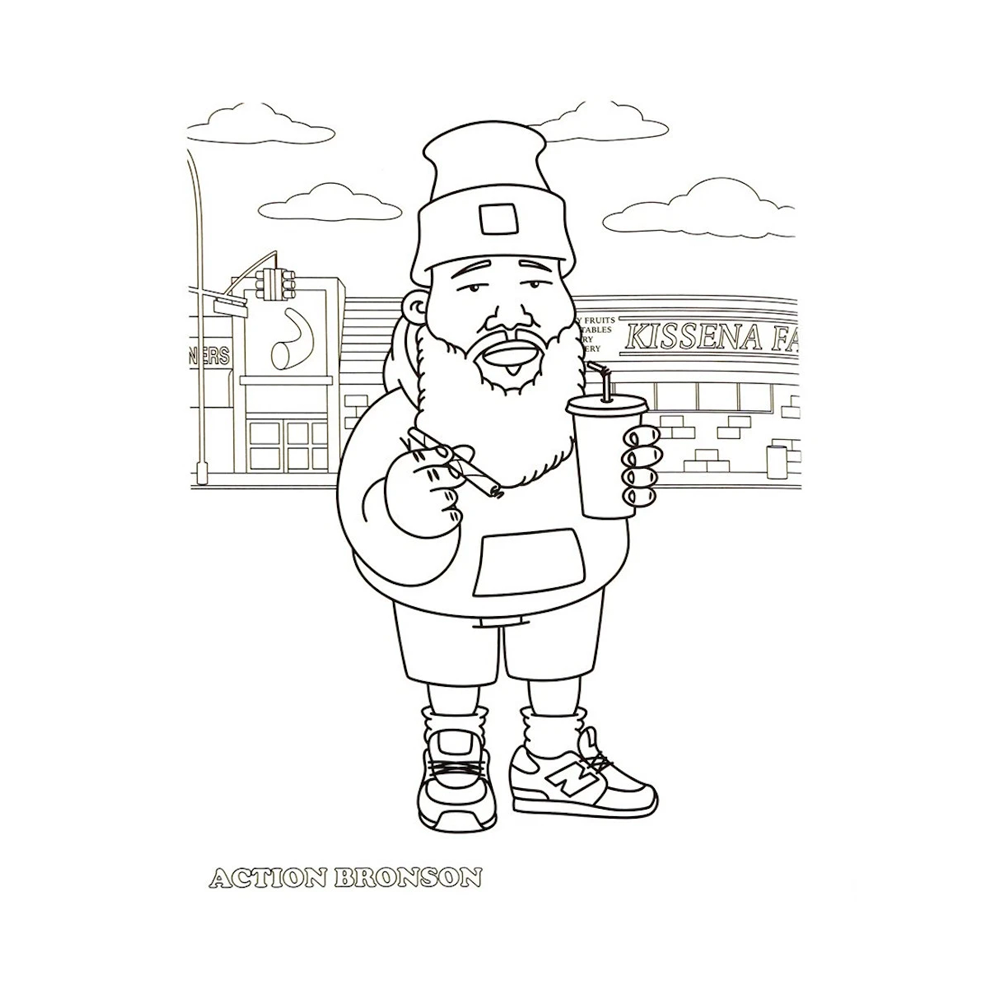 HIP HOP COLOURING BOOK