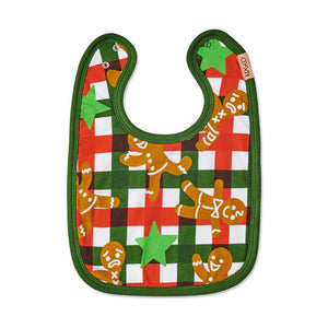 KIP & CO BABY BIB - GINGERBREAD ORGANIC COTTON