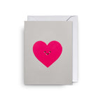 LITTLE PINK HEART MINI CARD