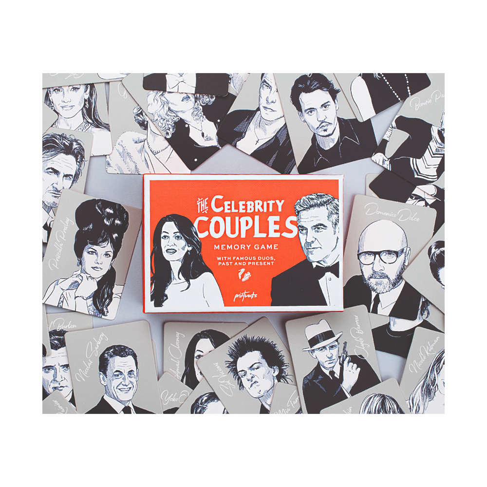 MEMORY GAME - CELEBRITY COUPLES