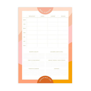 MUSE A4 MEAL PLANNER MAGNET NOTEPAD