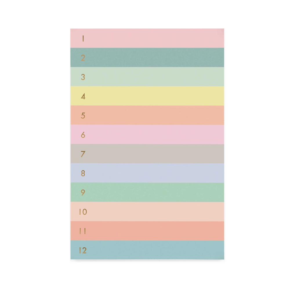 NUMBERED MEMO NOTEPAD