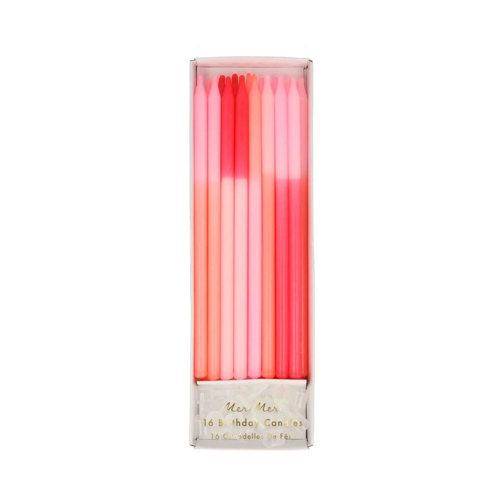 CANDLES - COLOUR BLOCK PINK