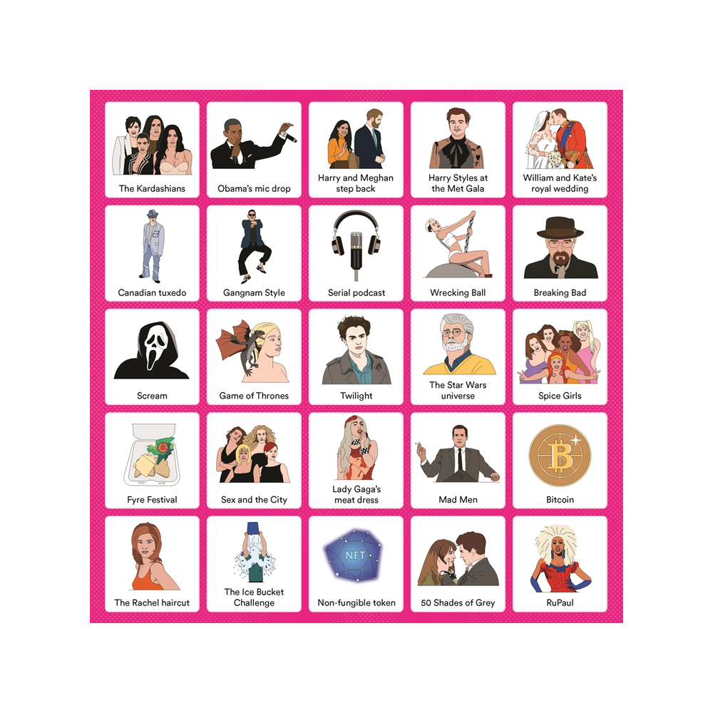 POP CULTURE BINGO