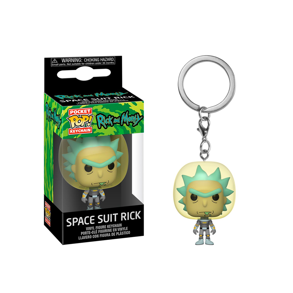 RICK AND MORTY- SPACE SUIT RICK KEYCHAIN