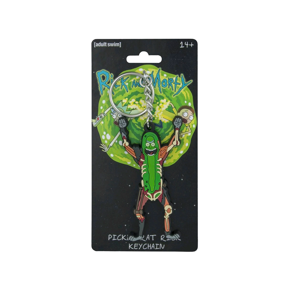 RICK & MORTY - PICKLE RAT RICK KEYCHAIN