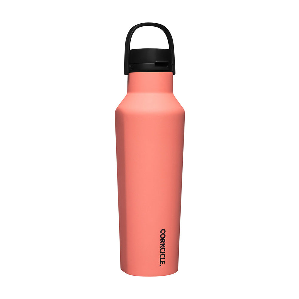 SERIES A SPORTS CANTEEN 600ML - NEON LIGHTS CORAL