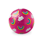 GLITTER SOCCER BALL - RAINBOW