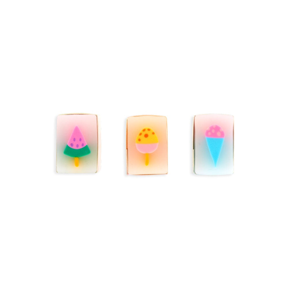 MINI ERASERS - SUGAR TREATS GREEN