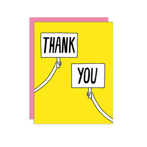 THANK YOU SIGN CARD