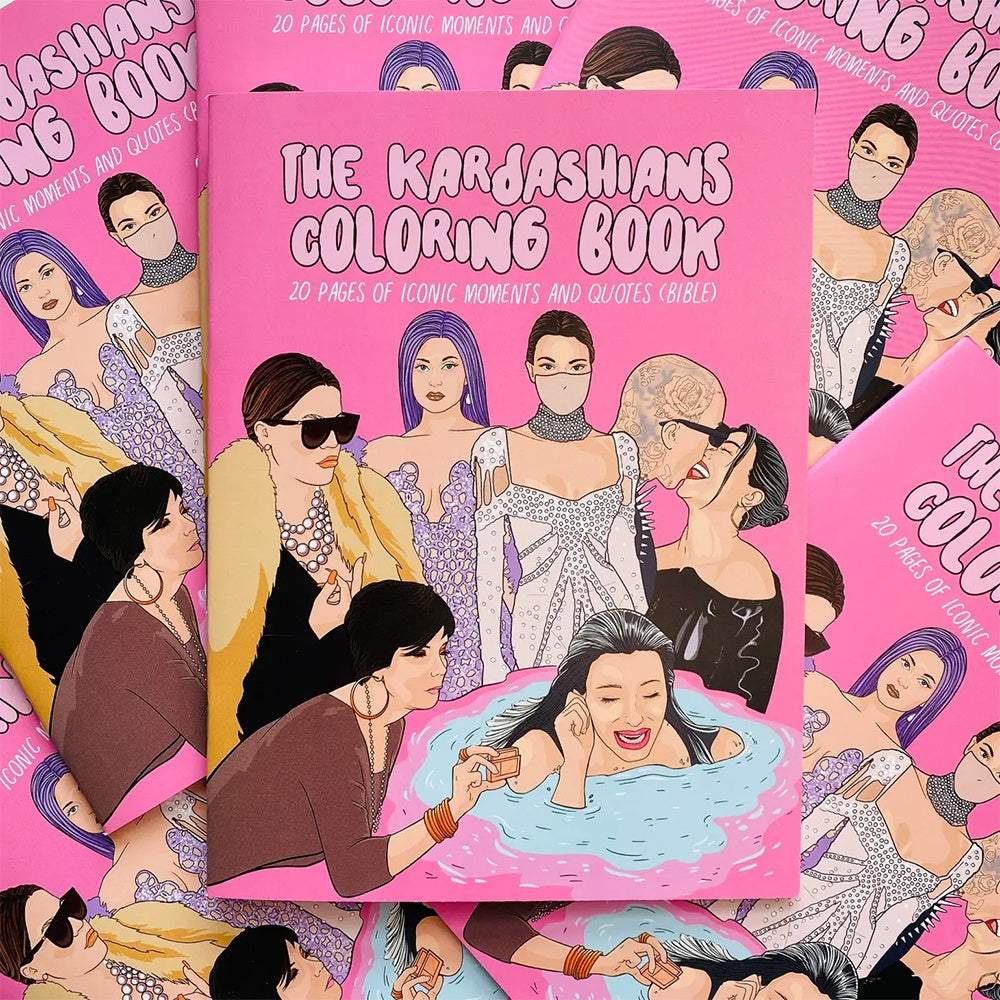 THE KARDASHIANS ADULT COLOURING BOOK