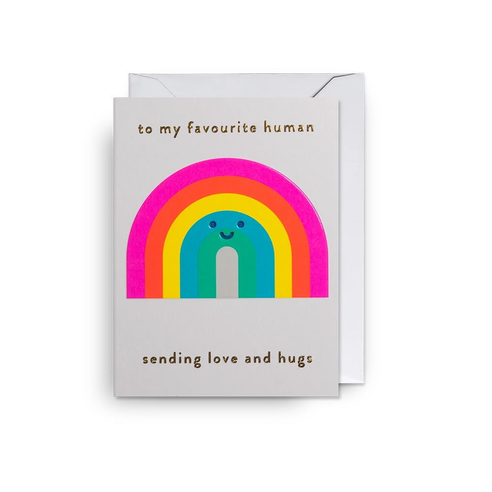 TO MY FAVOURITE HUMAN MINI CARD