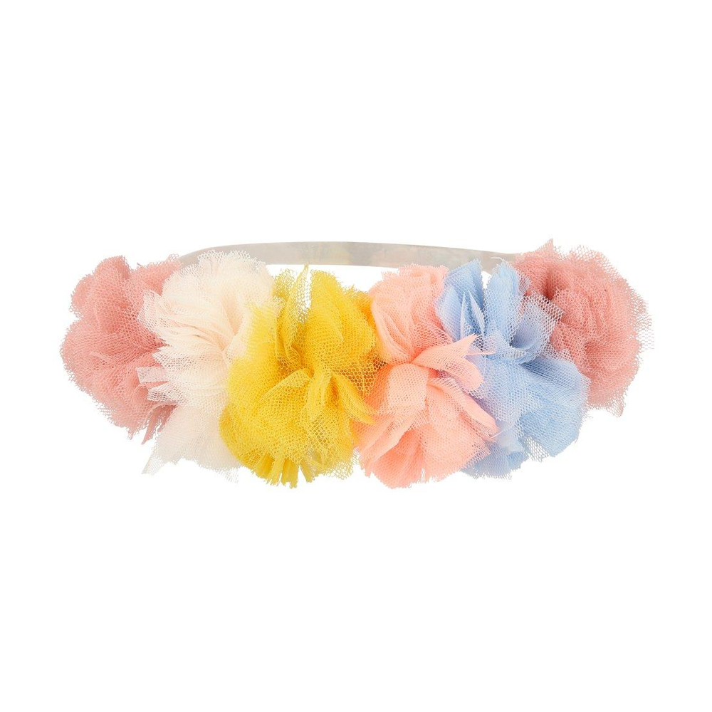 TULLE POMPOM CROWN