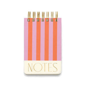 TWIN WIRE NOTEPAD -STRIPES