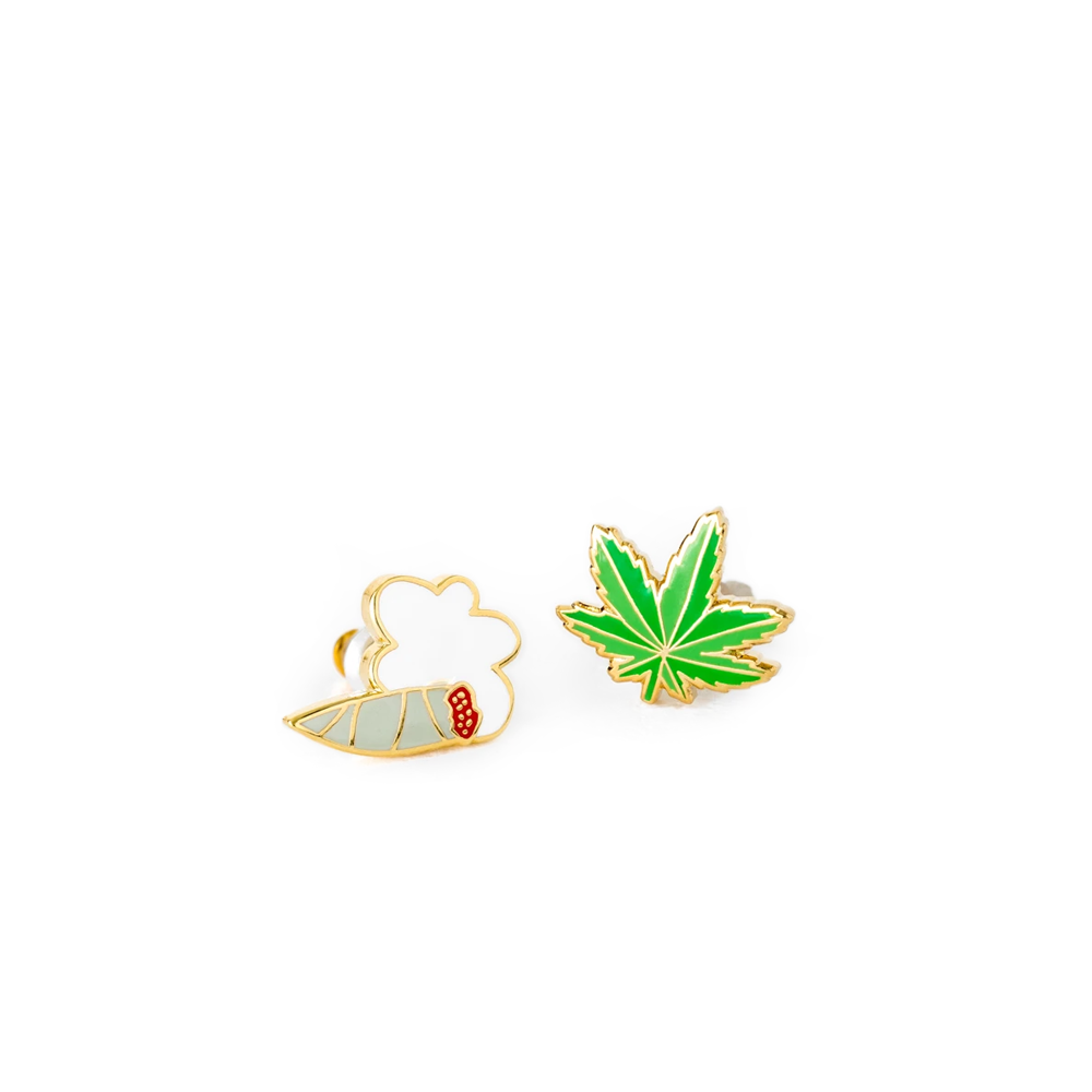 EARRINGS - WEED