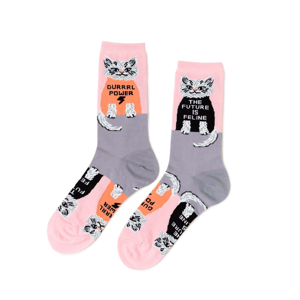 CREW SOCKS - FUTURE IS FELINE