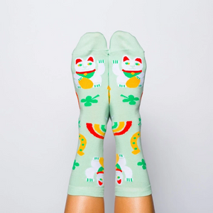 CREW SOCKS - LUCKY CAT