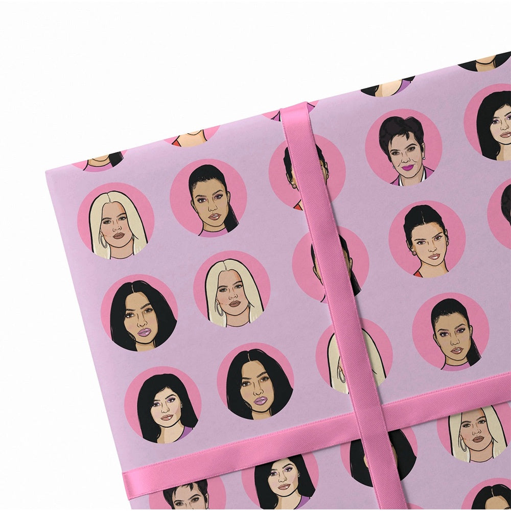 WRAPPING PAPER SHEETS - KARDASHIANS