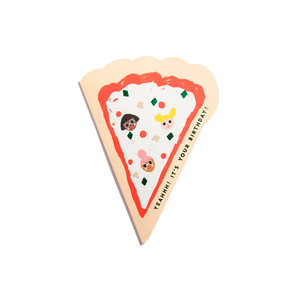 DIE-CUT BIRTHDAY CARD - YEAHHH! PIZZA