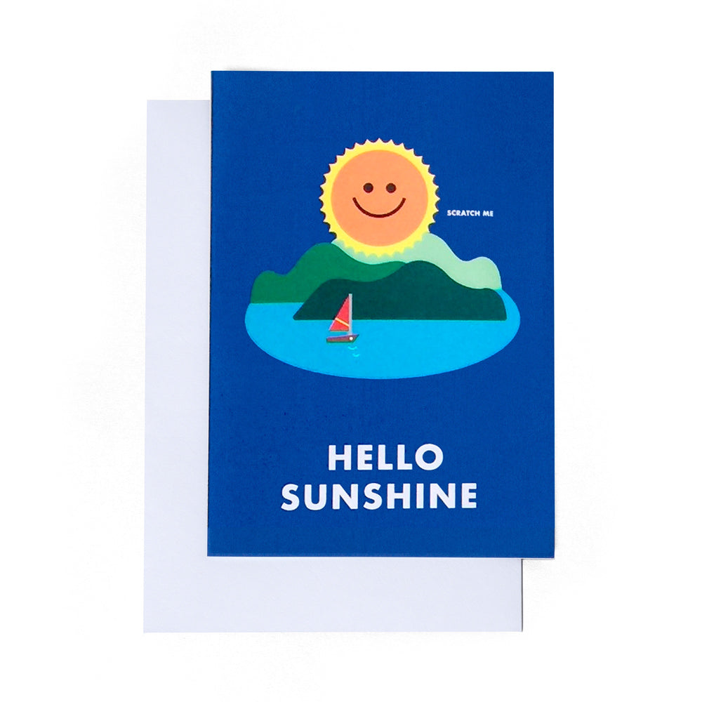 HELLO SUNSHINE SCRATCH CARD